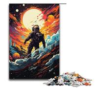 Rompecabezas de 1000 Piezas para Adultos Astronauta Viajando en el Espacio. Regalos de cumpleaños para Adolescentes a Partir de 14 años. 1000 Piezas (38 x 26 cm).