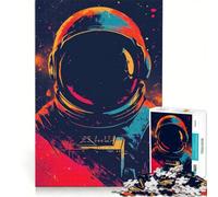 Rompecabezas de 1000 Piezas para Adultos: Astronautas en Ascenso a la Luna Juegos Divertidos para la interacción Entre Padres e Hijos Regalo Ideal para quienes Buscan un desafío 50x75cm
