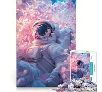 Rompecabezas de 1000 Piezas para Adultos: Astronautas flotando, Juguete Educativo, para Relajarse intelectualmente, colección de Artistas, Bellas Artes 38x26cm