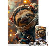 Rompecabezas de 1000 Piezas para Adultos Astrosloth al Rescate Juguete de decoración de Pared Regalos para Mujeres y Hombres Juegos relajantes Interesante reducción del estrés tamaño 38x52cm