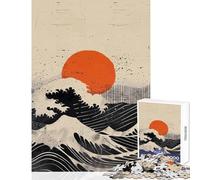 Rompecabezas de 1000 Piezas para Adultos Atardecer con Gotas de Lluvia Rompecabezas de 1000 Piezas para decoración del hogar Juguetes y Regalos para Mujeres y Hombres Decoración del hogar (38x26cm)