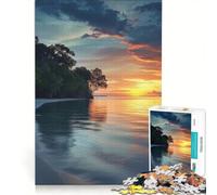 Rompecabezas de 1000 Piezas para Adultos Atardeceres Un Suave Abrazo Juegos educativos análisis y lógica Juego de desafío único 50x75cm