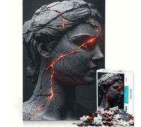 Rompecabezas de 1000 Piezas para Adultos: Atenea, Diosa Griega Juegos educativos para Toda la Familia Colección de Artistas Bellas Artes 50x75cm