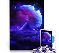Rompecabezas de 1000 Piezas para Adultos Aterricé en un Lugar extraño Actividad Familiar Decoración de Pared cumpleaños y Navidad 38x26cm