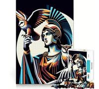 Rompecabezas de 1000 Piezas para Adultos Athena WPAP Pop Art Decoración de Corte preciso Juguete de Desarrollo cognitivo Juego de Tiempo Libre Regalo de cumpleaños (50x75cm)