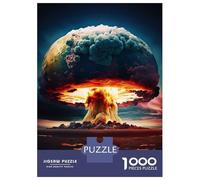 Rompecabezas De 1000 Piezas para Adultos Atomic Explosion Rompecabezas para Adultos: Análisis Práctico del Juego Y Lógica, Toda La Familia 38x26cm/1000pcs