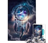 Rompecabezas de 1000 Piezas para Adultos Atrapasueños Destino para Juego Educativo Juguete de desafío para Juego Educativo Una Obra de Arte Gran Regalo para Juegos (Tamaño 38x52cm)