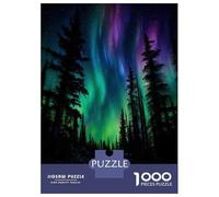 Rompecabezas De 1000 Piezas para Adultos Aurora Borealis Photography Rompecabezas para Adolescentes Juguetes De Bricolaje Que Mejoran La Memoria Regalos De Cumpleaños Y Únicos 38x26cm/1000pcs