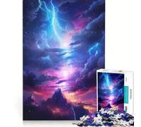 Rompecabezas de 1000 Piezas para Adultos Aurora Serenade, Juego Imposible, para diversión Familiar, cumpleaños y Navidad 38x26cm