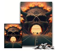 Rompecabezas de 1000 Piezas para Adultos: Autopista al Infierno, Rompecabezas para Adultos, 1000 Piezas, Actividad de Juego Familiar Atractiva, tamaño 50x75cm