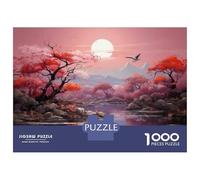 Rompecabezas De 1000 Piezas para Adultos Autumn Sunset Landscape Rompecabezas para Adultos Juegos De Relajación Desafío Difícil Ayuda A Ejercitar El Cerebro 70x50cm/1000pcs