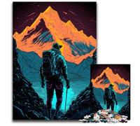 Rompecabezas de 1000 Piezas para Adultos, Aventura en la montaña Dorada, Rompecabezas de Madera, Juego de desafío Mental para Adolescentes y Familia, 26 x 38 cm (10,23 x 14,96 Pulgadas).
