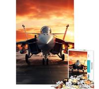 Rompecabezas de 1000 Piezas para Adultos Aviones de Combate a reacción Juego desafiante Juguetes educativos Carrera de Velocidad Manual Regalo Ideal para cumpleaños (tamaño 38x52cm)