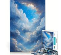 Rompecabezas de 1000 Piezas para Adultos Azure Awakening Premium Cut Play Smart Mind Activity Peace Fun Time Birthday Art Play (38x52cm)