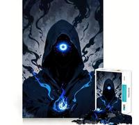 Rompecabezas de 1000 Piezas para Adultos Azure Seer︰ Watcher Beyond The Veil Diseño Limpio y Divertido Ideal para Relajarse y divertirse cumpleaños o como pasatiempo (38x52cm)