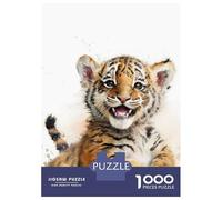 Rompecabezas De 1000 Piezas para Adultos Baby Tiger Watercolor Rompecabezas para Adultos Juego Práctico Decoración Perfecta Regalos De Cumpleaños Y Únicos 52x38cm/1000pcs