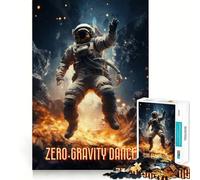 Rompecabezas de 1000 Piezas para Adultos Baile de Gravedad Cero,Juego de Ejercicios y Pensamiento,Ajuste Espacios,Actividad para Fortalecer los Lazos Familiares (38x26cm)