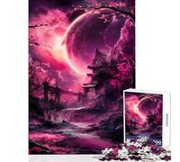 Rompecabezas de 1000 Piezas para Adultos bajo el Resplandor Lunar Juguetes antiestrés Regalo de cumpleaños Juego práctico difícil y desafiante tamaño 38x52cm