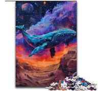 Rompecabezas de 1000 Piezas para Adultos, Ballena del Desierto, de Madera, Ideal para diversión Familiar, relajación y Regalos navideños, 50x75cm, Fiesta de cumpleaños para Hombres y Mujeres