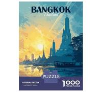 Rompecabezas De 1000 Piezas para Adultos Bangkok Thailand Travel Rompecabezas para Adultos Juego De Ingenio Desafío Educativo Difícil 70x50cm/1000pcs