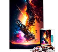 Rompecabezas de 1000 Piezas para Adultos Barco Destruido Juegos educativos Juguetes Juegos educativos Gran Regalo Vacaciones en casa para Pasar el Tiempo (Tamaño 38x52cm)