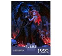 Rompecabezas De 1000 Piezas Para Adultos Baron Samedi And Maman Brigitte Gothic Romance in A Graveyard Rompecabezas Para Adultos Juegos Divertidos Una Obra De Arte Oferta Como Regalos Para Toda La Fam