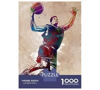 Rompecabezas De 1000 Piezas para Adultos Basketball Player Sport Rompecabezas para Adultos Juegos Divertidos Pero Divertidos Y Humorísticos Cumpleaños 52x38cm/1000pcs