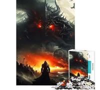 Rompecabezas de 1000 Piezas para Adultos Batalla épica Juguetes educativos Juego Familiar difícil Regalos de Amigo Invisible (tamaño 38x52cm)