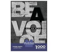 Rompecabezas De 1000 Piezas para Adultos Be A Voice Not An Echo Rompecabezas para Adultos Juegos Divertidos Desafío Difícil Interacción Entre Padres E Hijos 70x50cm/1000pcs