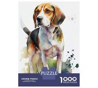 Rompecabezas De 1000 Piezas para Adultos Beagle Dogs Rompecabezas para Adolescentes Juguetes Antiestrés Desafío Difícil Actividades Divertidas En Casa 52x38cm/1000pcs