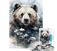 Rompecabezas de 1000 Piezas para Adultos Beary Beautiful Puzzles para Adultos Juguetes antiestrés Vacaciones en casa Matar el Tiempo Ayuda a ejercitar el Cerebro (tamaño 38x26cm)