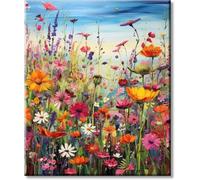 Rompecabezas de 1000 piezas para adultos, Beautiful Flowers Classic Jigsaw Puzzle 70 x 50 cm, juego de habilidad para toda la familia, rompecabezas colorido decoración del hogar