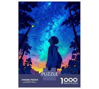Rompecabezas De 1000 Piezas para Adultos Beautiful Night Boy Rompecabezas para Adultos Juguete Decoración De Pared Regalos para Mujeres Difícil Y Desafiante 38x26cm/1000pcs