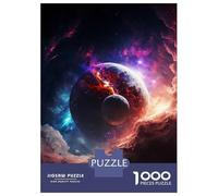Rompecabezas De 1000 Piezas para Adultos Beautiful Sky in Space Rompecabezas para Adultos Juego De Ingenio Pero Divertido Y Humorístico Regalos De Cumpleaños Y Únicos 70x50cm/1000pcs