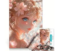 Rompecabezas de 1000 Piezas para Adultos Belleza de Flor de Cerezo - Juego de Habilidad Mental y precisión para un Momento de Paz y diversión (38x52cm)