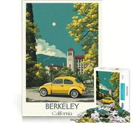 Rompecabezas de 1000 Piezas para Adultos, Berkeley, California, Juego Interactivo, Ideal para Padres e Hijos, Perfecto como Regalo para Toda la Familia 50x75cm