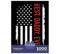 Rompecabezas De 1000 Piezas para Adultos Best Daddy Ever Rompecabezas para Adultos Juegos De Relajación Una Obra De Arte Regalos para Amigos Y Familiares 70x50cm/1000pcs