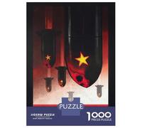 Rompecabezas De 1000 Piezas para Adultos Beware The Red Death Rompecabezas para Adultos Juegos Relajantes para La Diversión Familiar Interacción Entre Padres E Hijos 52x38cm/1000pcs