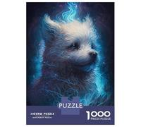 Rompecabezas De 1000 Piezas para Adultos Bichon Frise Dog Rompecabezas para Adultos Juguetes Antiestrés Difícil Difícil Y Desafiante 70x50cm/1000pcs