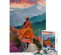 Rompecabezas de 1000 Piezas para Adultos Bicicleta Sari Juguetes antiestrés Excelentes Regalos y Juguetes para Juegos educativos Entrena tu Cerebro y Tus Manos tamaño 38x26cm