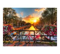 Rompecabezas de 1000 piezas para adultos ""Bicicletas Ravensburger en msterdam"" - 12000662 - Herramientas artesanales fabricadas en Alemania. Tod