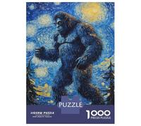 Rompecabezas De 1000 Piezas para Adultos Bigfoot's Midnight Stroll Rompecabezas para Adultos Juegos Familiares para La Diversión Familiar Regalo De Cumpleaños, Regalos, 52x38cm/1000pcs