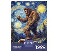 Rompecabezas De 1000 Piezas para Adultos Bigfoot's Night Walk Rompecabezas para Adultos Juegos Familiares Patrón De Montaje 70x50cm/1000pcs
