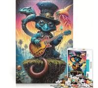 Rompecabezas de 1000 Piezas para Adultos Biopunk Critter Melodies, Juguetes antiestrés, decoración, póster y Hoja de Preguntas a Juego 38x52cm