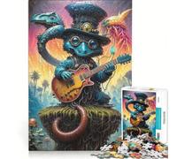 Rompecabezas de 1000 Piezas para Adultos, Biopunk Critter Melodies, Juguetes DIY, Interacción Entre Padres e Hijos, Colección de Artistas, Bellas Artes 38x26cm