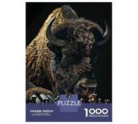 Rompecabezas De 1000 Piezas para Adultos Bison Chess Rompecabezas para Adultos Juegos De Relajación Una Obra De Arte Regalos para Amigos Y Familiares 52x38cm/1000pcs