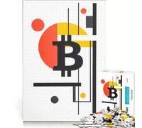 Rompecabezas de 1000 Piezas para Adultos: Bitcoin, criptomonedas, Blockchain, Juego de ingenio, Actividades Divertidas para Hacer en casa, colección de Artistas, Bellas Artes 50x75cm
