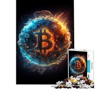 Rompecabezas de 1000 Piezas para Adultos Bitcoin Universe V Juegos educativos Juguetes Juegos educativos Gran Regalo Vacaciones en casa Matar el Tiempo (tamaño 38x52cm)