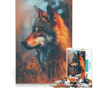 Rompecabezas de 1000 Piezas para Adultos: Blaze Wolf, Juego de ingenio, Actividades Familiares, cumpleaños y Navidad 38x26cm
