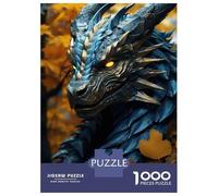 Rompecabezas De 1000 Piezas para Adultos Blue Dragon Statue for Sale Rompecabezas para Adultos Análisis Práctico del Juego Y Lógica Interacción Entre Padres E Hijos 52x38cm/1000pcs